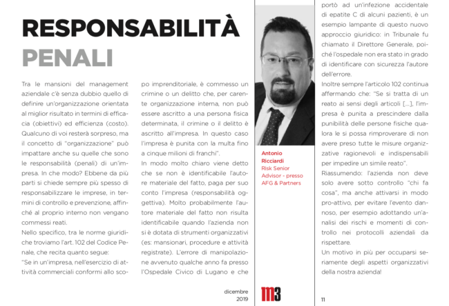Responsabilità penali Responsabilità penali